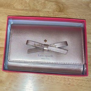 Kate Spade Sawyer Street Callie Rose Gold Wallet